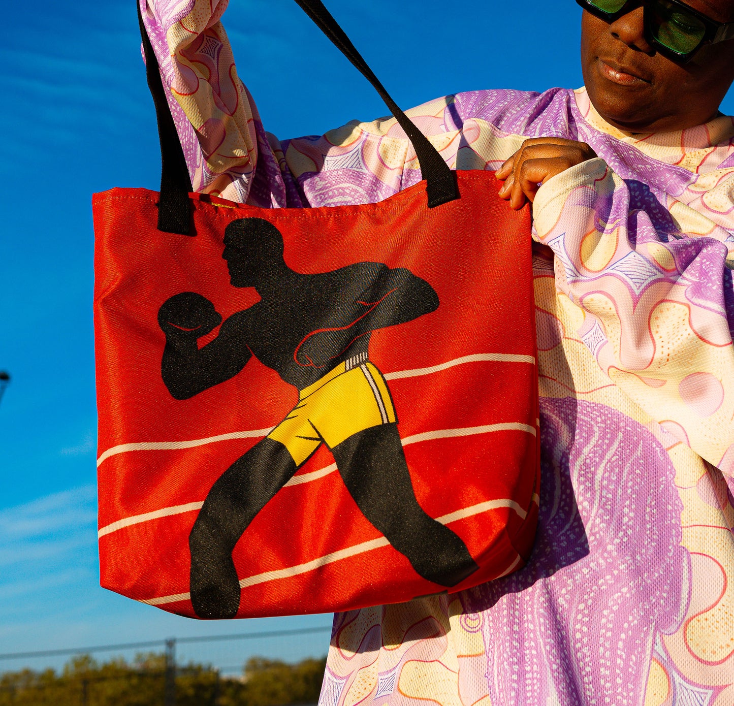 Le Boxeur Tote bag (Red)